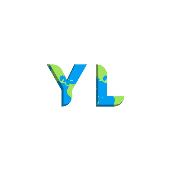 Ursprüngliches Logo Design Mit Weltkarte Stil Logo Business Branding — Stockvektor