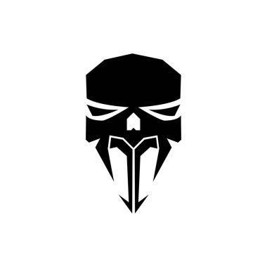 CC ESport Oyun Logosu. Modern kafa Kafatası şablon vektör logosu