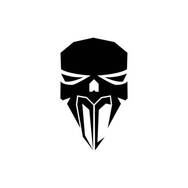 OC ESport Oyun Logosu. Modern kafa Kafatası şablon vektör logosu