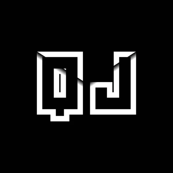Mongram Logo字母消息包封Icon形状模板向量 — 图库矢量图片