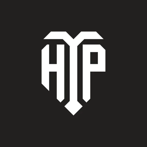 Логотип Ізольованою Формою Кохання Чорно Білого Кольору Вектор Дизайну Шаблону — стоковий вектор