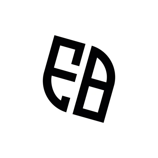 Logo Geometrycznym Szablonem Wektorowym Białym Tle — Wektor stockowy
