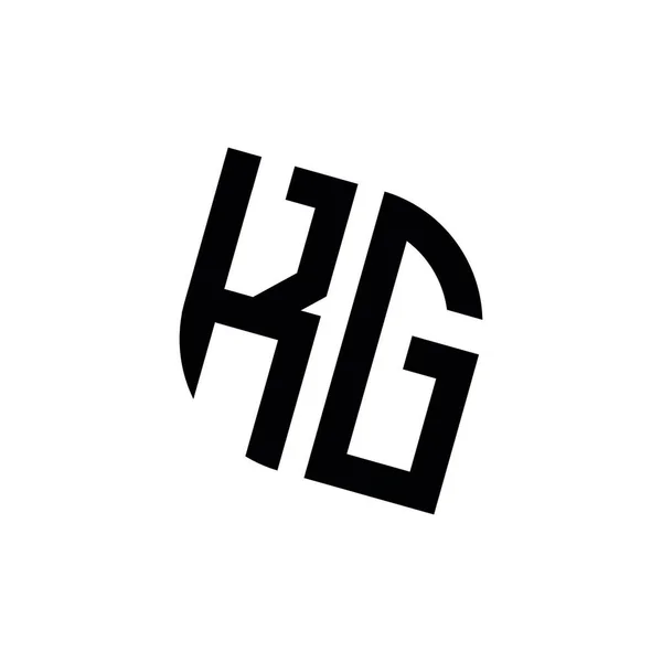Logotipo Com Formato Geométrico Modelo Design Monograma Vetorial Isolado Fundo — Vetor de Stock