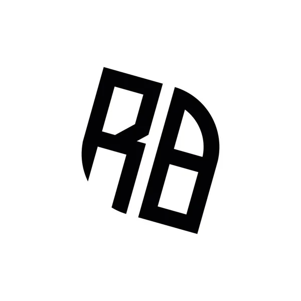 Логотип Геометрической Формой Векторной Монограммы Дизайн Шаблон Изолирован Белом Фоне — стоковый вектор
