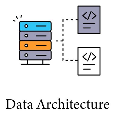 Yapılandırılmış Dijital Bilgi Yönetimi Sistemleri için Veri Mimarisi Simgesi