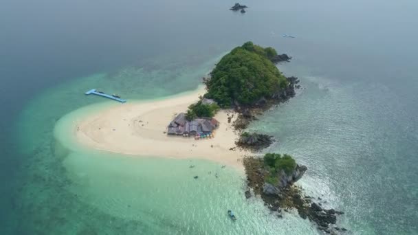 Increíble Vista Ángulo Alto Paisaje Aéreo Disparos Con Cámara Drone — Vídeos de Stock