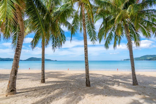 Beautiful Sea Sand Beach Summer Season Patong Beach Phuket Thailand — Stock Photo, Image