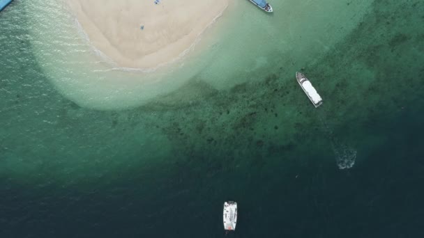 Niesamowity Widok Lotu Ptaka Krajobraz Lotu Ptaka Fotografowanie Dronem Wyspy — Wideo stockowe