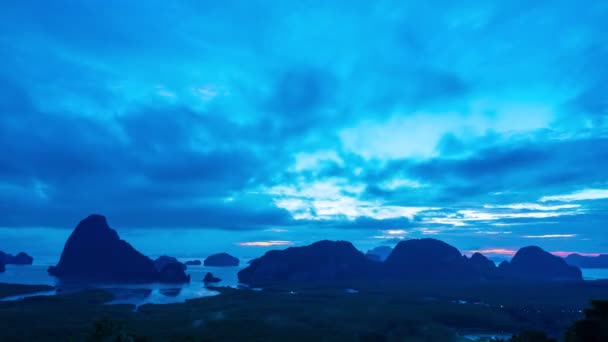 Timelapse Uhd Sunrise Luz Céu Natureza Bonita Nuvens Que Fluem — Vídeo de Stock