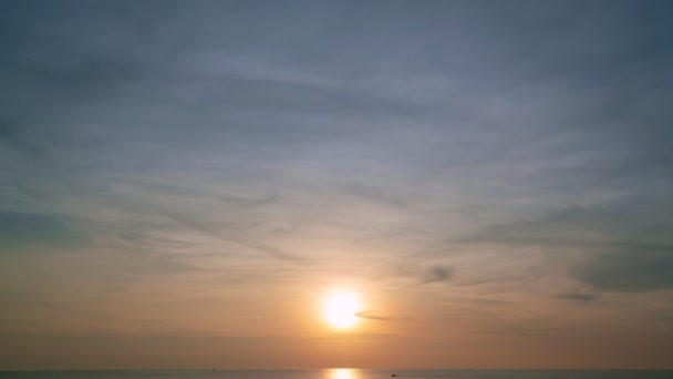 Ουρανό Time Lapse Clouds Sunset Sunrise Background Flowing Ηλιοβασίλεμα Σύννεφο — Αρχείο Βίντεο
