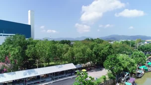 Widok Lotu Ptaka Drone Nad Miastem Phuket Tajlandia — Wideo stockowe