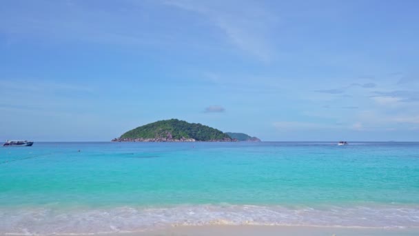 Piękne Tropikalne Morze Niesamowite Morze Oceanu Similan Islands Similan Islands — Wideo stockowe