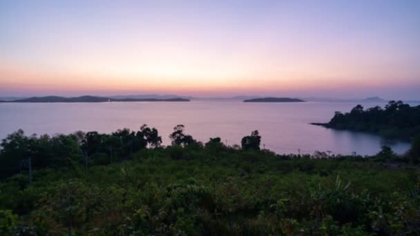 Bellissimo Colore Colorato Del Time Lapse Cielo Incredibile Maestoso Cielo — Video Stock