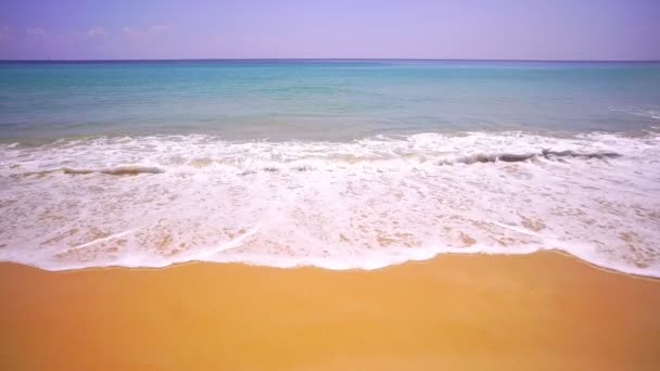 Praia Verão Phuket Tailândia Mar Tropical Bonito Céu Azul Claro — Vídeo de Stock