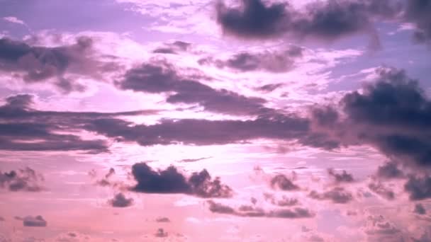 Time Lapse Des Rayons Soleil Émergeant Travers Les Nuages Tempête — Video