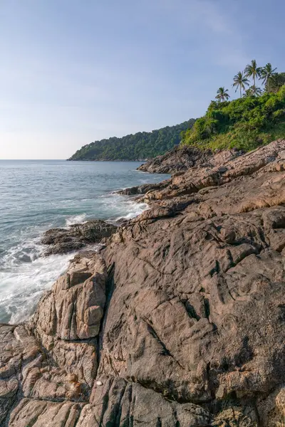 Landschaft Natur Landschaft Blick Auf Schöne Tropische Meer Mit Meerblick — Stockfoto