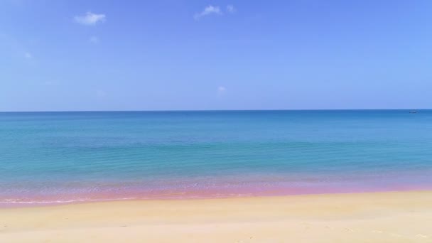 Imagens Alta Qualidade Vista Aérea Mar Tropical Com Espuma Mar — Vídeo de Stock