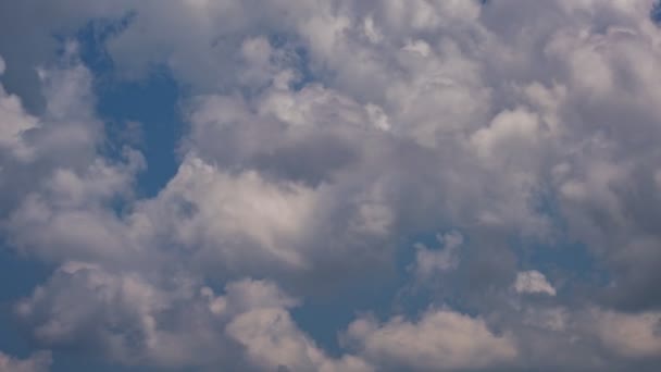 Time Lapse Όμορφος Ουρανός Φόντο Καλοκαιρινά Συννεφιά Σύννεφα Ουρανού Καταπληκτικός — Αρχείο Βίντεο