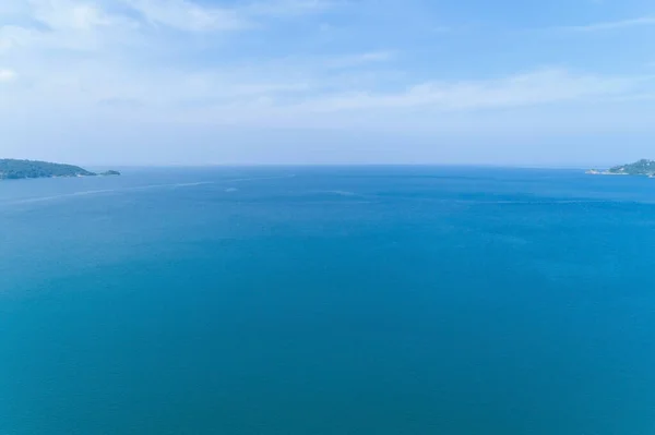 Sea Surface Aerial View Bird Eye View Photo Blue Waves — Stock Photo, Image