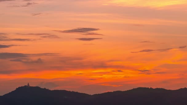 Epic Nubes Coloridas Nubes Tropicales Atardecer Amanecer Increíble Luz Dulce — Vídeos de Stock