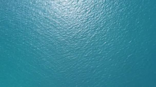 Texture Water Surface Dynamic Shot Veduta Aerea Della Superficie Del — Video Stock