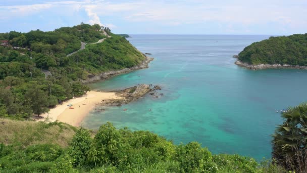 Tropikalne Morze Andaman Morze Piękne Morze Wyspie Phuket Niesamowity Krajobraz — Wideo stockowe