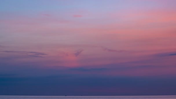 Increíble Puesta Sol Salida Del Sol Ardiente Cielo Dorado Olas — Vídeo de stock