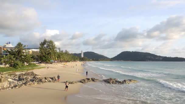 Phuket Thaïlande Sur Juin 2022 Voyage Gens Détendre Sur Plage — Video