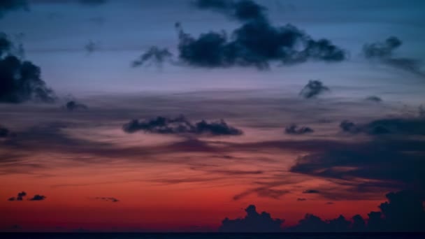 Waktu Lapse Majestic Sunset Sunrise Landskap Amazing Light Nature Cloudscape — Stok Video