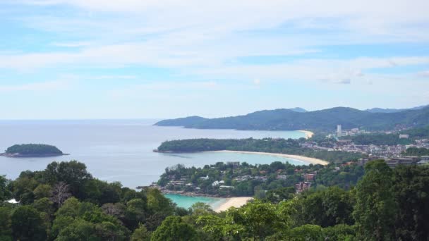 Tropische Zee Bij Andaman Zee Prachtige Zee Bij Phuket Eiland — Stockvideo