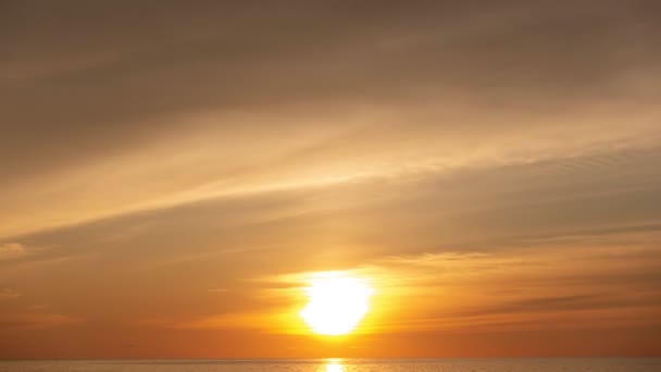 Czas Upływu Majestatyczny Zachód Słońca Lub Wschód Słońca Krajobraz Niesamowite — Wideo stockowe