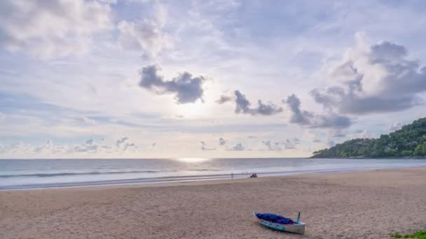 Time Lapse Mouvement Des Nuages Dans Journée Ensoleillée Été Nuages — Video