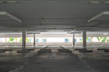 Garaj mağazası içi boş otopark ya da garaj iç mimari ofis