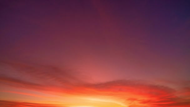 Time Lapse Van Majestueuze Zonsondergang Zonsopgang Landschap Verbazingwekkend Licht Van — Stockvideo