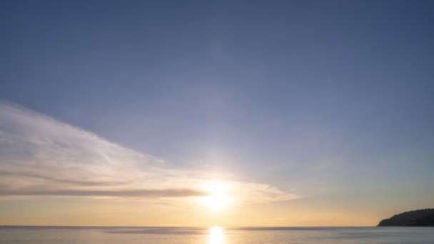 Zaman Hızlandırması Majestic Sunset Gündoğumu Muhteşem Doğa Işığı Bulutları Gökyüzü — Stok video