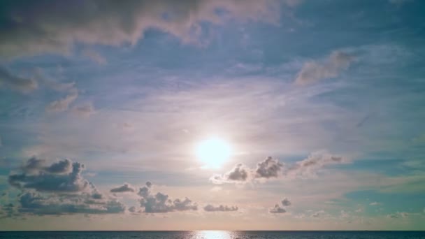 Time Lapse Majestic Sunset Sunrise Landscape Amazing Light Nature Cloudscape — Wideo stockowe