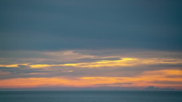 Zeitraffer Von Majestätischen Sonnenuntergang Oder Sonnenaufgang Landschaft Erstaunliches Licht Der — Stockvideo