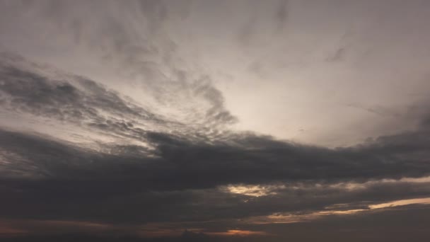 Time Lapse Majestic Sunset Sunrise Landscape Amazing Light Nature Cloudscape — Wideo stockowe