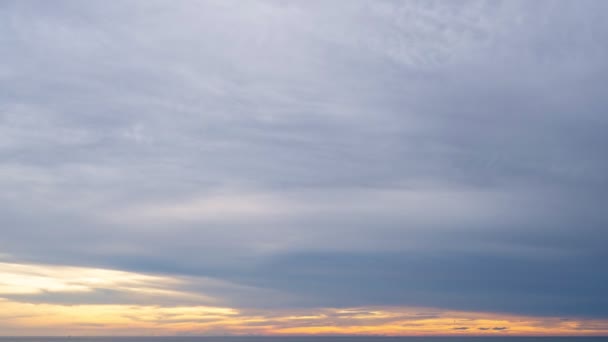 Time Lapse Majestic Sunset Sunrise Landscape Amazing Light Nature Cloudscape — Wideo stockowe