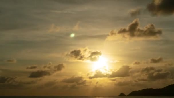 Renkli Bulutların Inanılmaz Hızlandırılmış Zamanı Gökyüzü Gün Batımı Bulutları Doğanın — Stok video