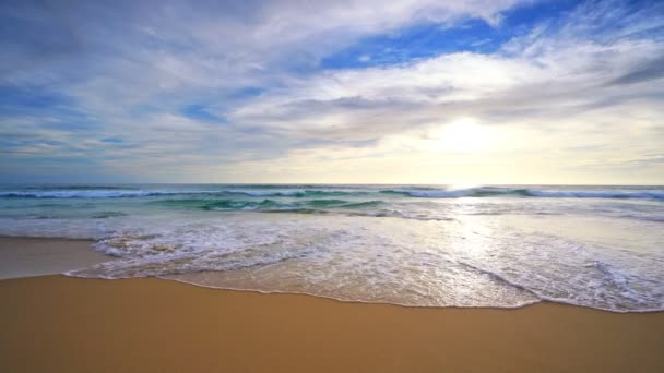 Plage Phuket Mer Été Dans Une Journée Ensoleillée Magnifique Bord — Video