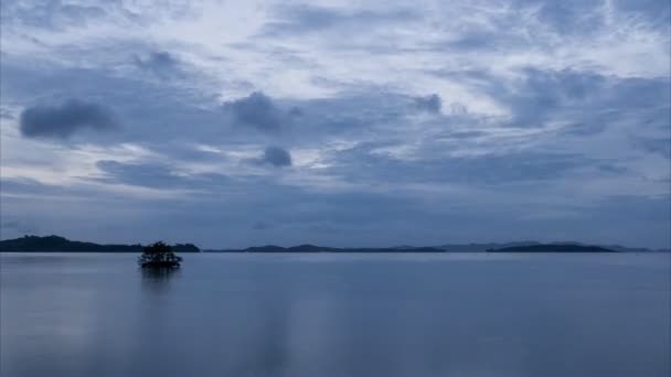 Nature Incroyable Paysage Nuageux Time Lapse Nuages Dans Mauvais Temps — Video