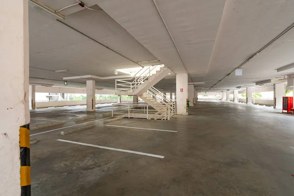 Parking Garage Department Store Interior Empty Parking Lot Garage Interior — Stock Photo, Image