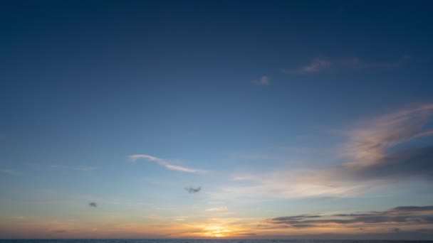 Time Lapse Verbazingwekkende Kleur Majestueuze Zonsondergang Zonsopgang Landschap Verbazingwekkend Licht — Stockvideo