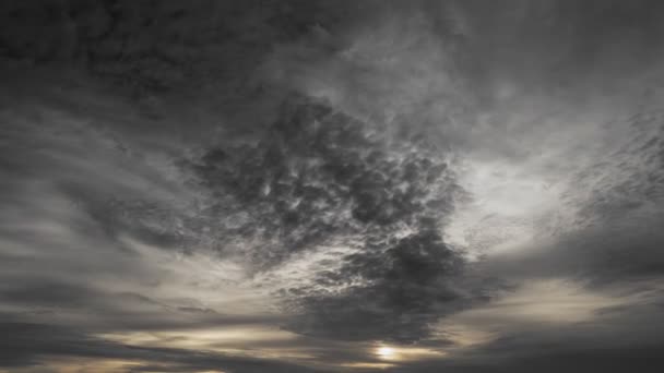 Czas Lapse Ruchu Chmur Niebie Niesamowita Przyroda Krajobraz Ruch Timelapse — Wideo stockowe