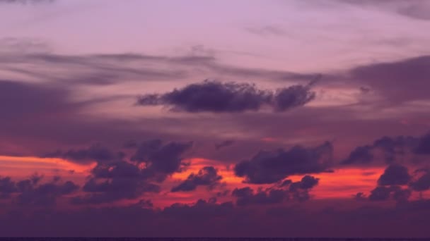 Time Lapse Amazing Colorful Majestic Sunset Landscape Beautiful Light Nature — Stockvideo