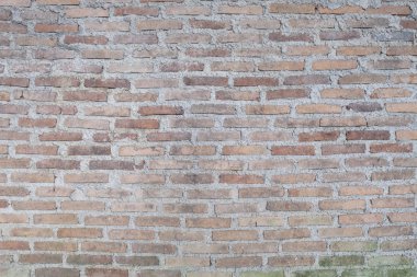 Arka plan veya doku eski kırmızı tuğla duvar.