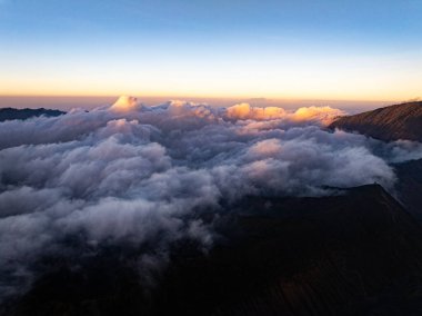 Endonezya 'da sabah manzarası harika.