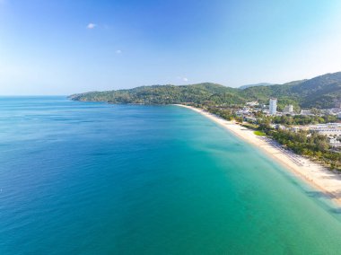 Hava görüntüsü deniz dalgaları yüzey doğa arkaplanı