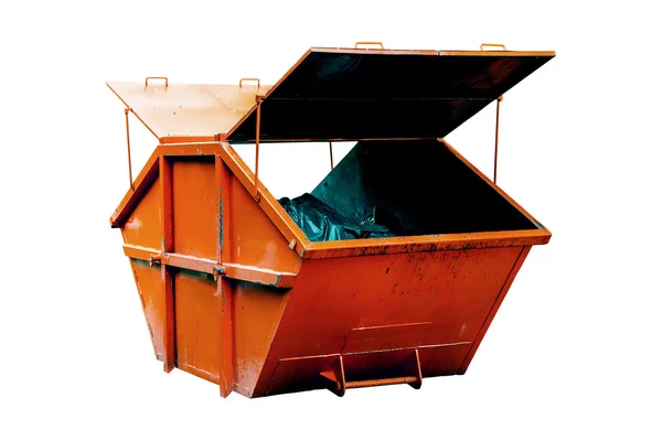 Depósito de residuos industriales (contenedor) para residuos municipales o industriales — Foto de Stock